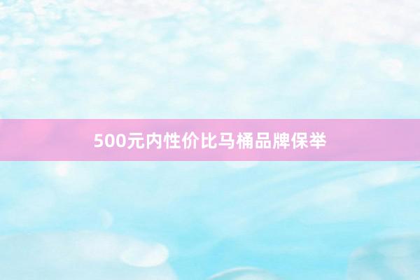 500元内性价比马桶品牌保举